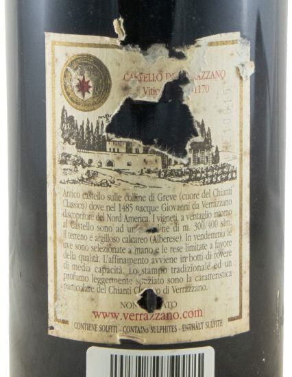 2006 Castello di Verrazanno Chianti Classico tinto (rótulo danificado)