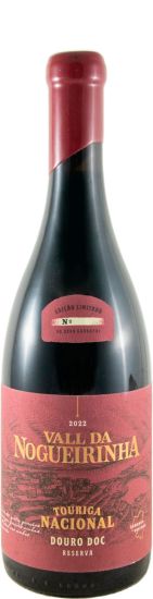 2022 Vall da Nogueirinha Touriga Nacional Reserva tinto (rótulo danificado)
