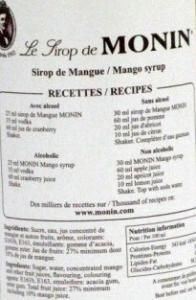 Xarope Mangue Monin