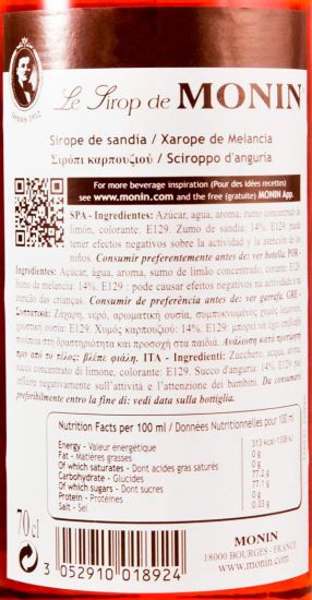 Xarope Watermelon Monin Melancia