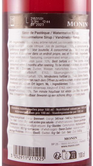 Syrup Watermelon Monin 1L