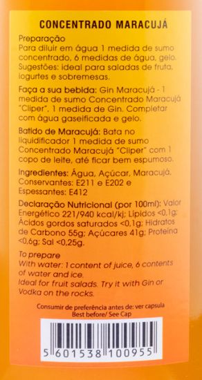 Concentrado Maracujá J. Faria & Filhos 1L