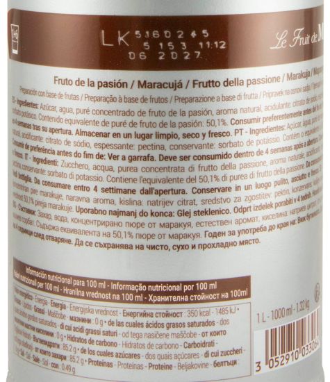 Puré de Fruta Monin Maracujá 1L