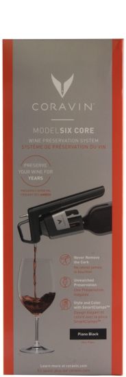 Coravin Wine Preservation System Model 6 Core Piano Black