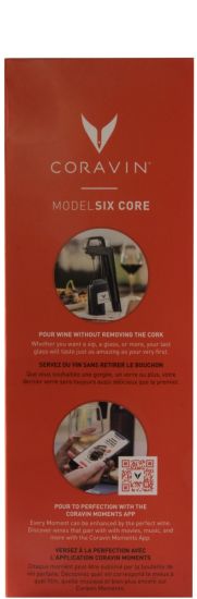 Coravin Wine Preservation System Model 6 Core Piano Black