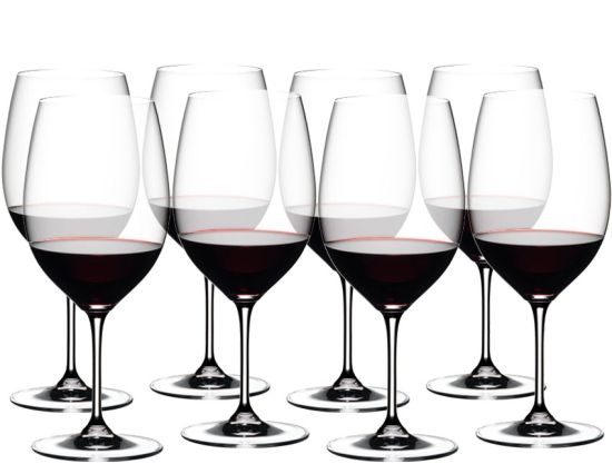 Conjunto Copos Riedel Vinum Cabernet Sauvignon & Merlot (8x65cl)