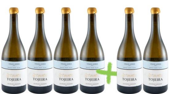 Leve 6, Pague 4: 2022 Tojeira Unoaked Loureiro branco
