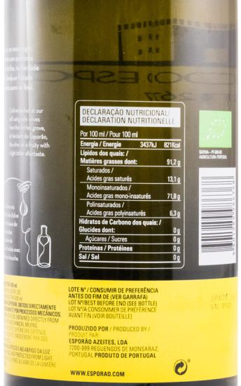 Azeite Virgem Extra Herdade do Esporão biológico 50cl