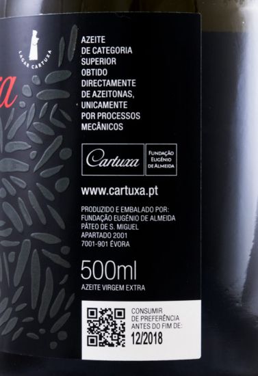 Olive Oil Extra Virgin Cartuxa 50cl