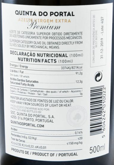 Azeite Virgem Extra Quinta do Portal Premium 50cl