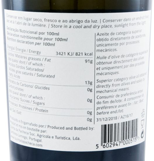 Azeite Virgem Extra Pacheca 50cl