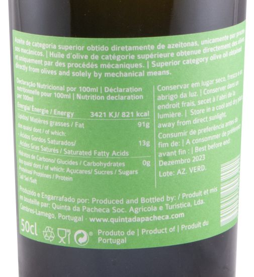 Azeite Virgem Extra Pacheca Verdeal 50cl