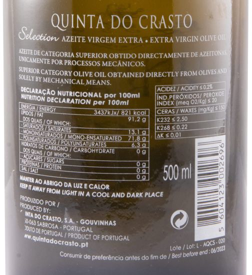 Azeite Virgem Extra Quinta do Crasto Selection 50cl