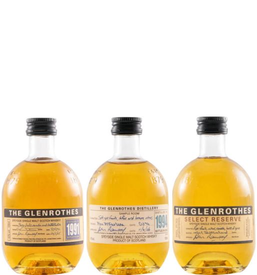 Miniaturas Glenrothes (Vintage 1991 + Vintage 1994 + Selecte Reserve) 3x10cl