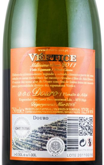 2011 Sparkling Wine Vértice Millésime Brut