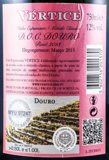 2013 Espumante Vértice rosé