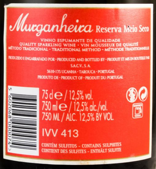 Sparkling Wine Murganheira Reserva Demi-Sec