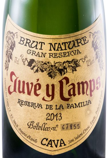 2013 Espumante Cava Juvé & Camps Reserva de la Familia Bruto Natural
