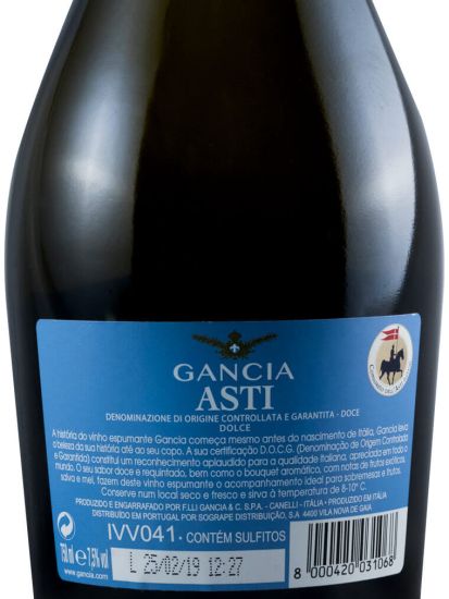 Sparkling Wine Asti Gancia Sweet
