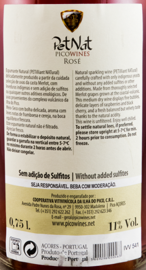 2016 Sparkling Wine PetNat Natural rose