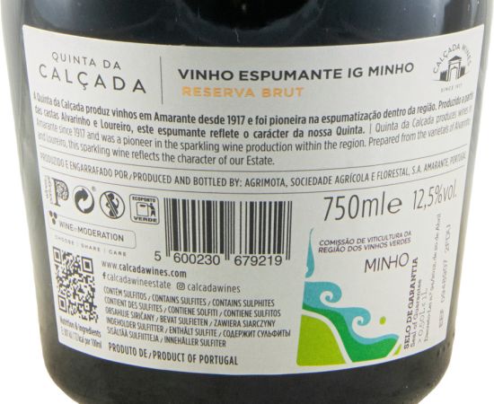 Espumante Quinta da Calçada Colheita Imperial Bruto