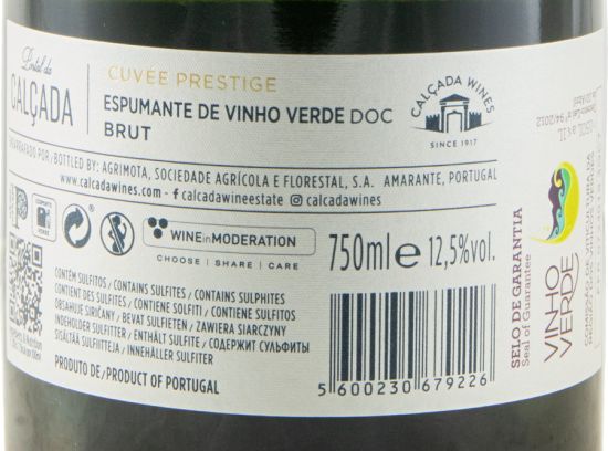 Espumante Portal da Calçada Cuvée Prestige Bruto