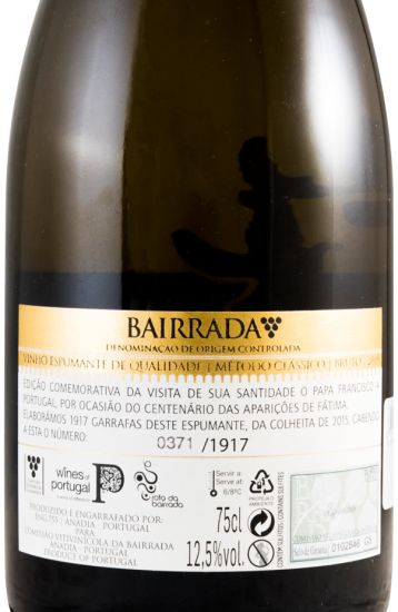 Sparkling Wine Centenário Aparições de Fátima 1917-2017 Brut