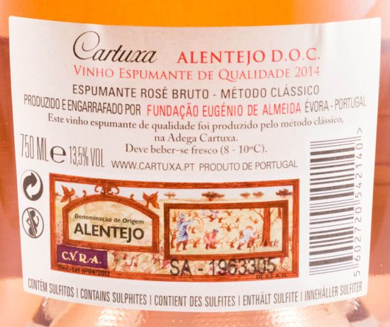 2014 Sparkling Wine Cartuxa Brut rose