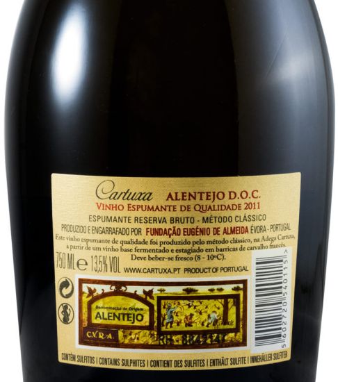 2011 Espumante Cartuxa Reserva Bruto