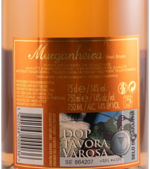 Espumante Murganheira Reserva Bruto rosé