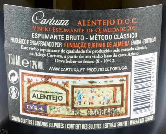 2011 Sparkling Wine Cartuxa Brut