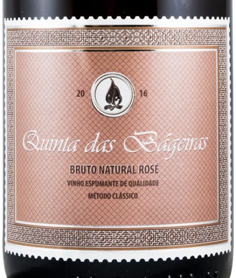 2016 Sparkling Wine Quinta das Bágeiras Brut Nature rose
