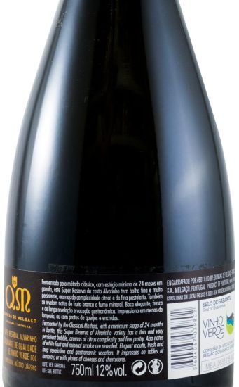 2016 Sparkling Wine Quintas de Melgaço QM Alvarinho Super Reserva Brut