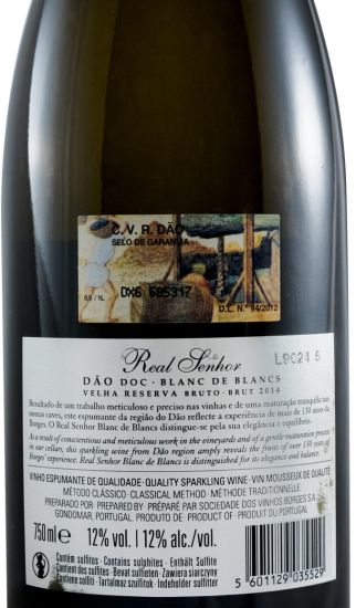 2014 Sparkling Wine Borges Real Senhor Blanc de Blancs Velha Reserva Brut