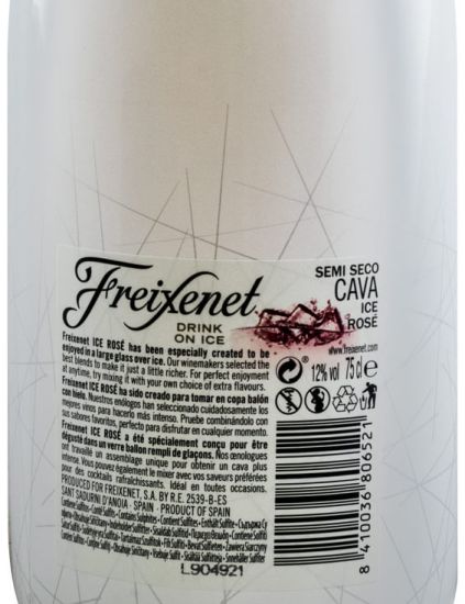 Sparkling Wine Cava Freixenet Ice Cuvée Especial Demi-Sec rose
