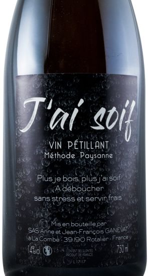 Sparkling Wine Jean-Francois Ganevat J'ai Soif Pet Nat
