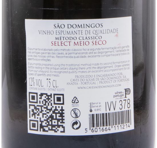 Sparkling Wine Caves São Domingos Demi-Sec