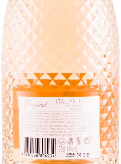 Sparkling Wine Freixenet Italian rose Extra Dry