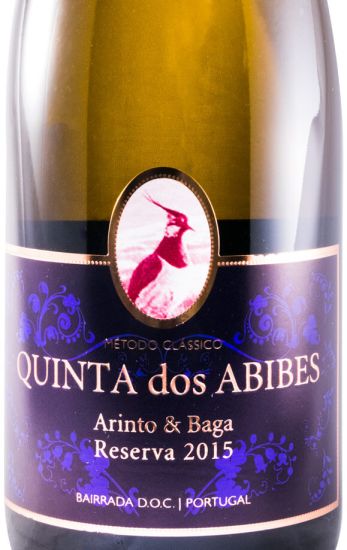 2015 Sparkling Wine Quinta dos Abibes Arinto & Baga Reserva Extra Brut