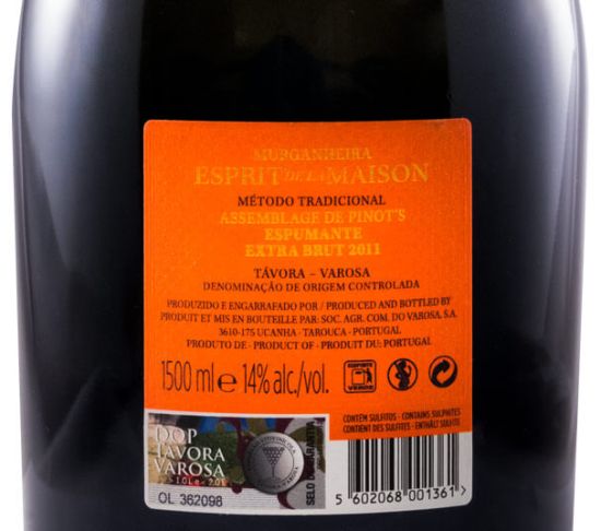 2011 Sparkling Wine Murganheira Esprit de La Maison Brut 1.5L