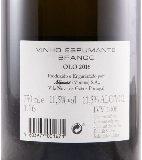 2016 Sparkling Wine Niepoort OLO