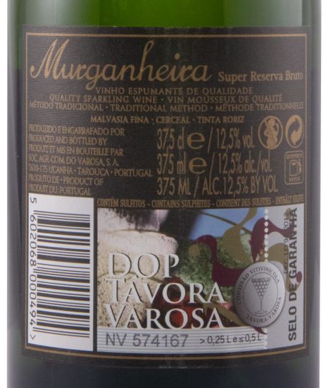 2016 Espumante Murganheira Super Reserva Bruto 37,5cl