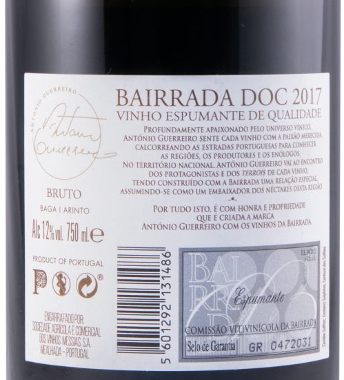 2017 Espumante António Guerreiro Bruto