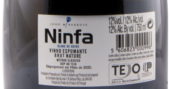 2020 Sparkling Wine Ninfa Reserva Blanc de Noirs Brut Nature