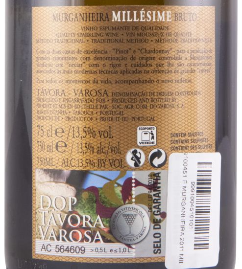 2011 Sparkling Wine Murganheira Millésime Brut