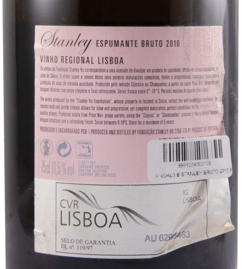 2010 Espumante Stanley Reserva Bruto rosé