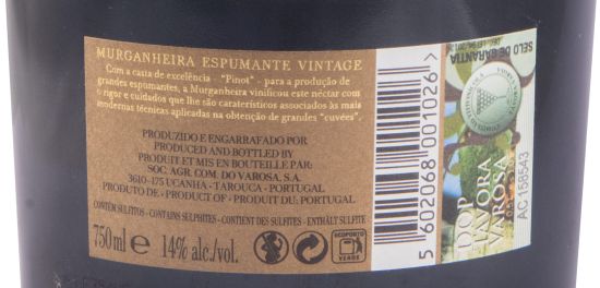 2013 Espumante Murganheira Vintage Pinot Noir Bruto