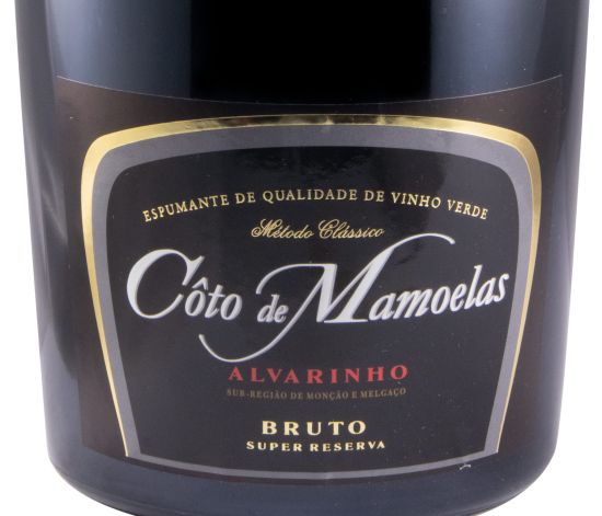 2018 Espumante Côto de Mamoelas Alvarinho Super Reserva Bruto branco 1,5L