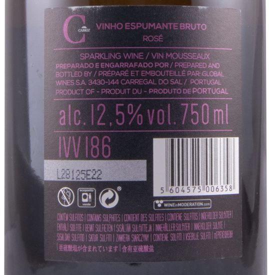 Espumante C by Cabriz Bruto rosé