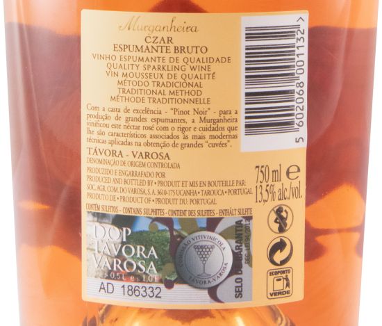 2016 Espumante Murganheira Czar Grand Cuvée Bruto rosé